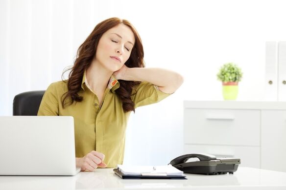 Sedentary life provokes the appearance of cervical and subsequently thoracic osteochondrosis