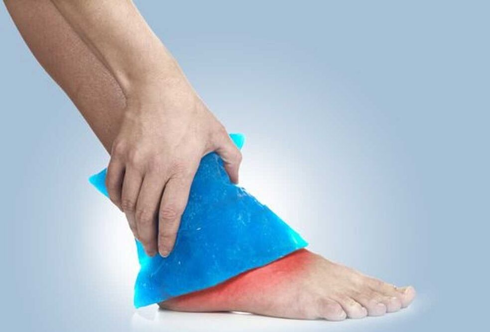 cold soak for arthrosis of the ankle